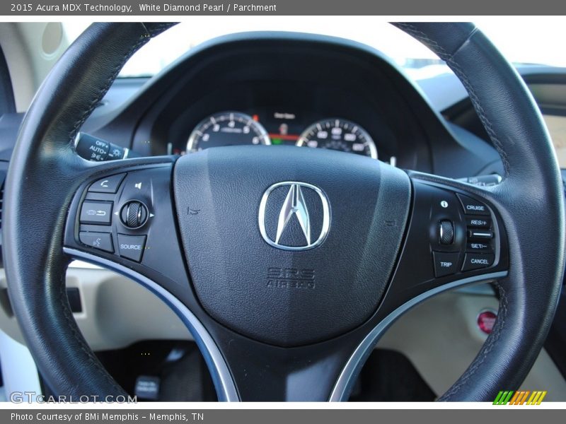 White Diamond Pearl / Parchment 2015 Acura MDX Technology