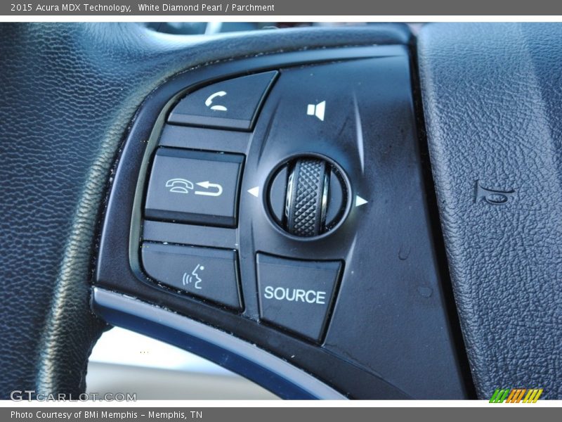 White Diamond Pearl / Parchment 2015 Acura MDX Technology