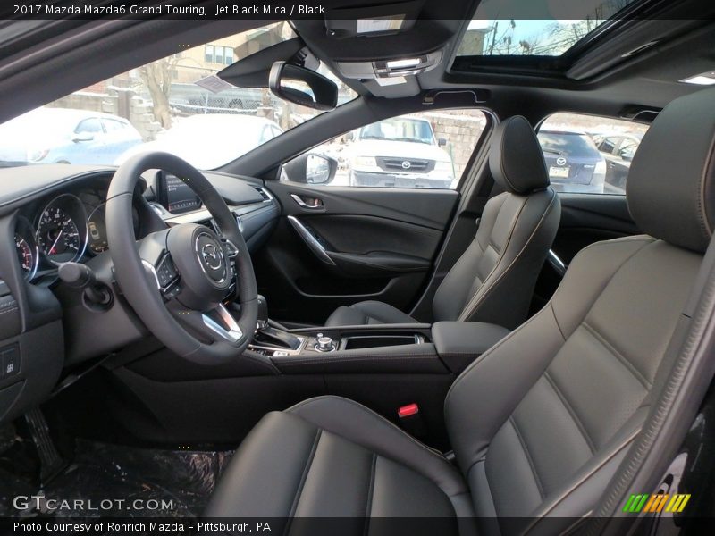 Jet Black Mica / Black 2017 Mazda Mazda6 Grand Touring