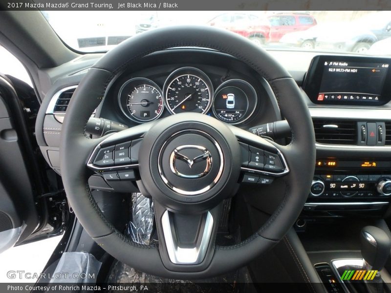 Jet Black Mica / Black 2017 Mazda Mazda6 Grand Touring