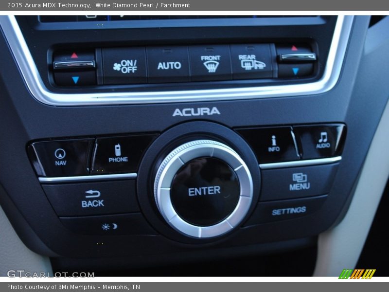 White Diamond Pearl / Parchment 2015 Acura MDX Technology