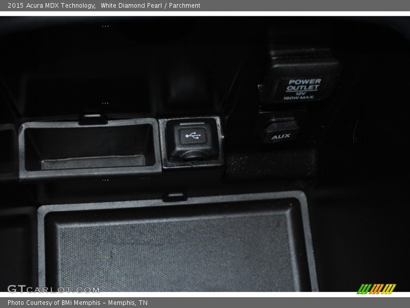 White Diamond Pearl / Parchment 2015 Acura MDX Technology