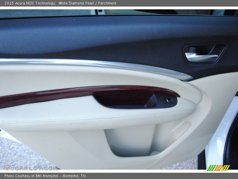 White Diamond Pearl / Parchment 2015 Acura MDX Technology