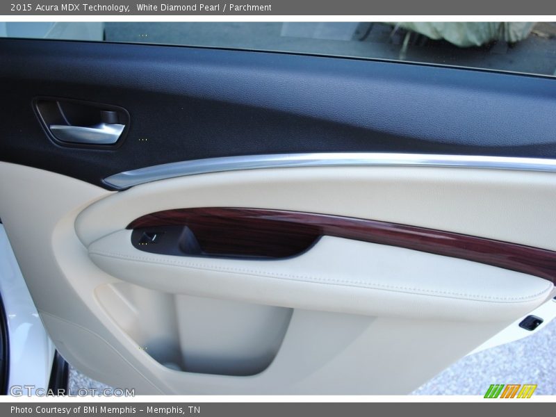 White Diamond Pearl / Parchment 2015 Acura MDX Technology