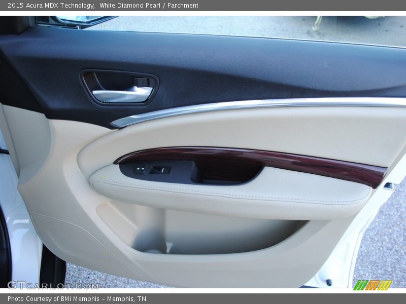 White Diamond Pearl / Parchment 2015 Acura MDX Technology