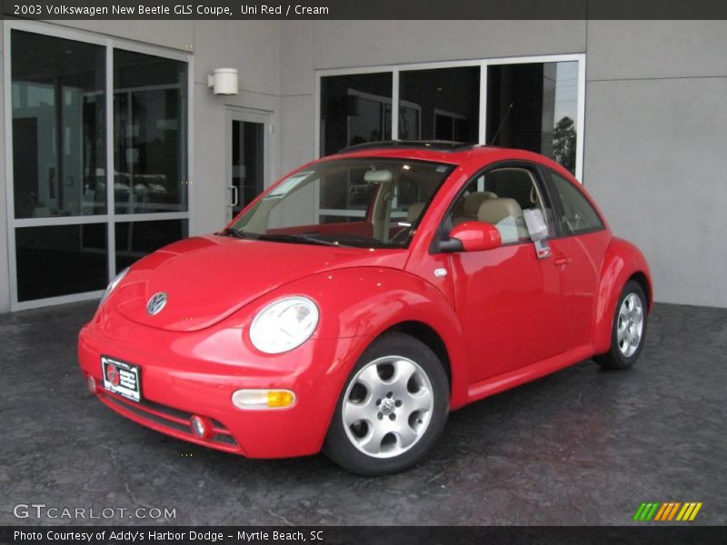 Uni Red / Cream 2003 Volkswagen New Beetle GLS Coupe