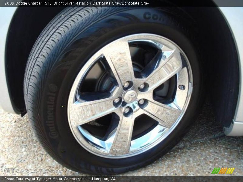 Bright Silver Metallic / Dark Slate Gray/Light Slate Gray 2009 Dodge Charger R/T
