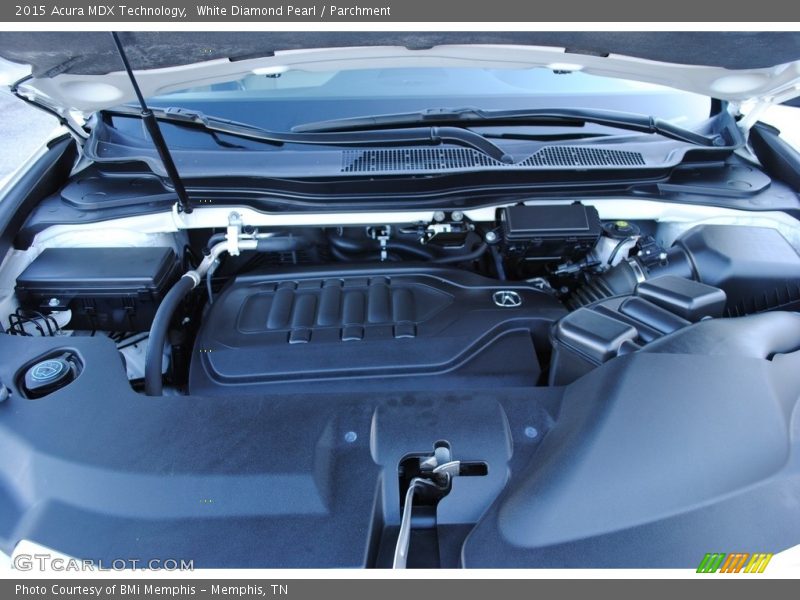 White Diamond Pearl / Parchment 2015 Acura MDX Technology