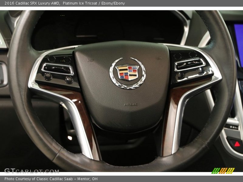 Platinum Ice Tricoat / Ebony/Ebony 2016 Cadillac SRX Luxury AWD