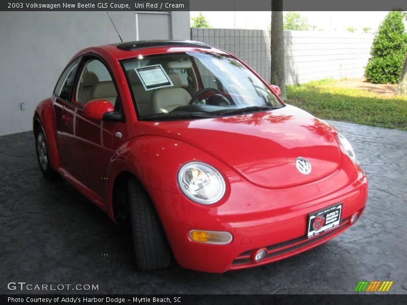 Uni Red / Cream 2003 Volkswagen New Beetle GLS Coupe