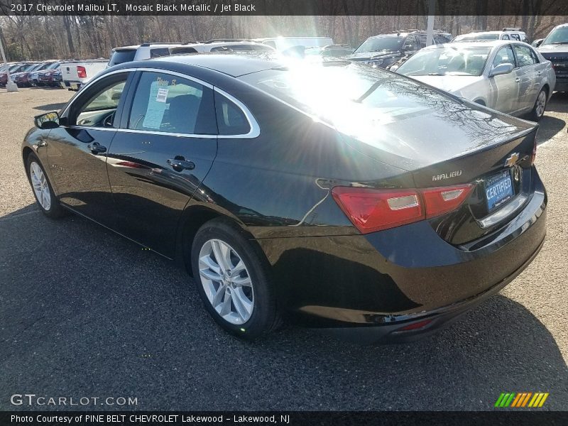 Mosaic Black Metallic / Jet Black 2017 Chevrolet Malibu LT