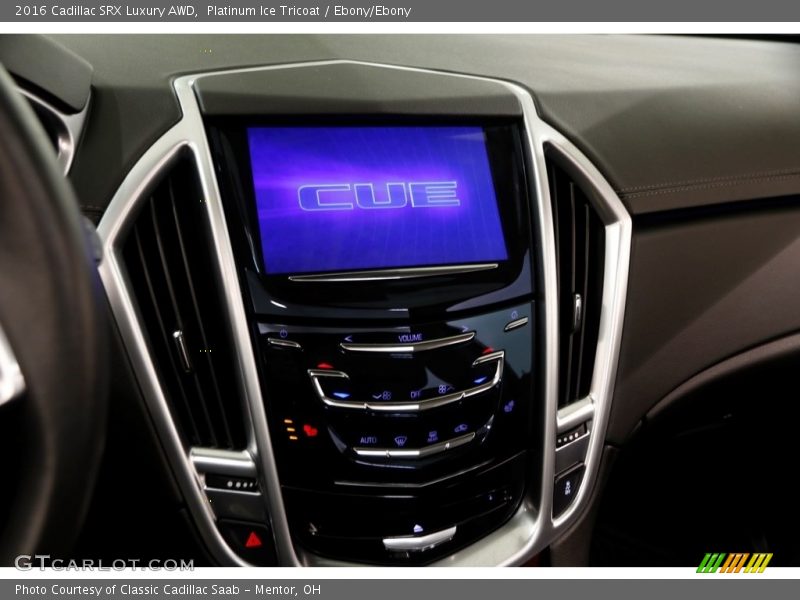 Platinum Ice Tricoat / Ebony/Ebony 2016 Cadillac SRX Luxury AWD