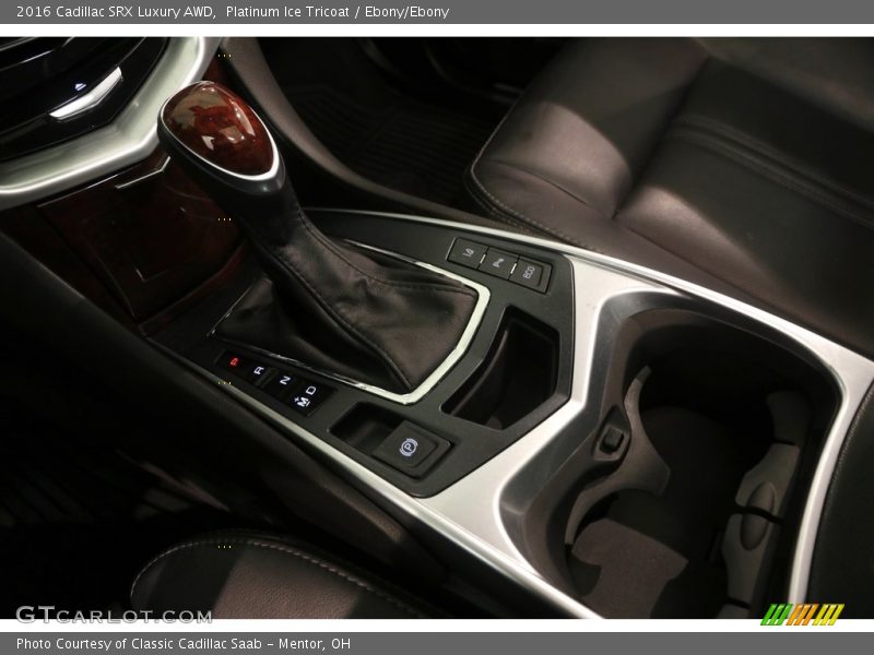 Platinum Ice Tricoat / Ebony/Ebony 2016 Cadillac SRX Luxury AWD