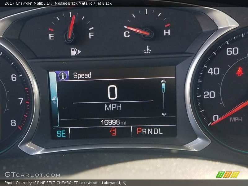 Mosaic Black Metallic / Jet Black 2017 Chevrolet Malibu LT