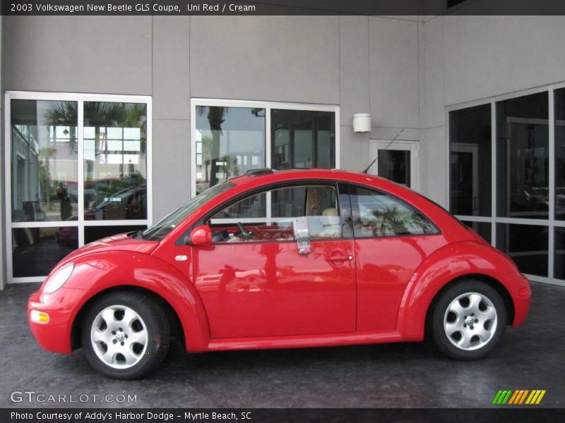 Uni Red / Cream 2003 Volkswagen New Beetle GLS Coupe