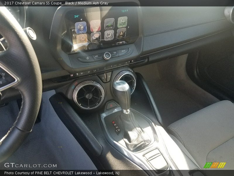 Black / Medium Ash Gray 2017 Chevrolet Camaro SS Coupe