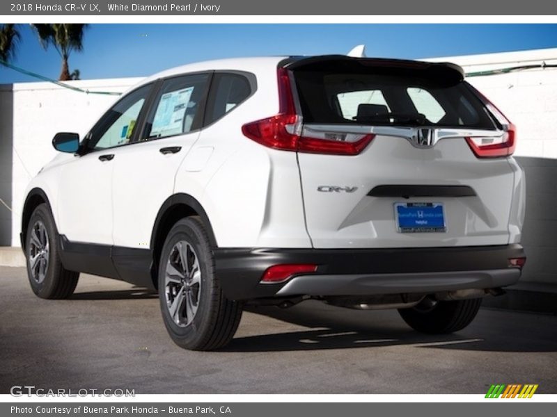 White Diamond Pearl / Ivory 2018 Honda CR-V LX