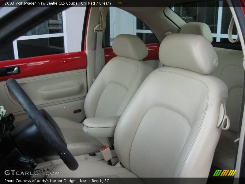 Uni Red / Cream 2003 Volkswagen New Beetle GLS Coupe