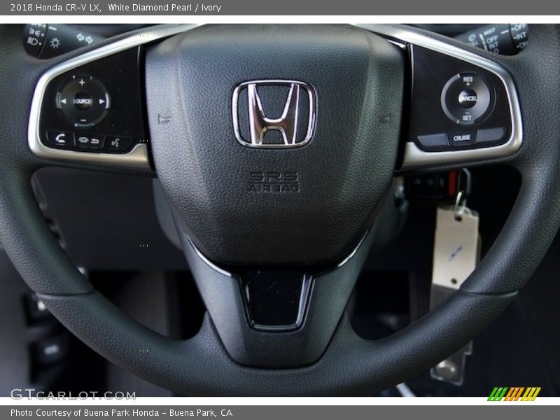 White Diamond Pearl / Ivory 2018 Honda CR-V LX
