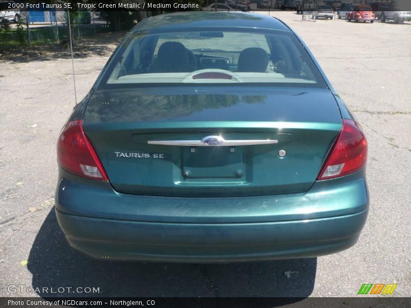 Tropic Green Metallic / Medium Graphite 2000 Ford Taurus SE