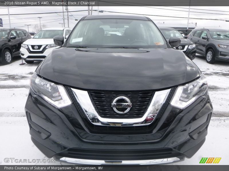 Magnetic Black / Charcoal 2018 Nissan Rogue S AWD