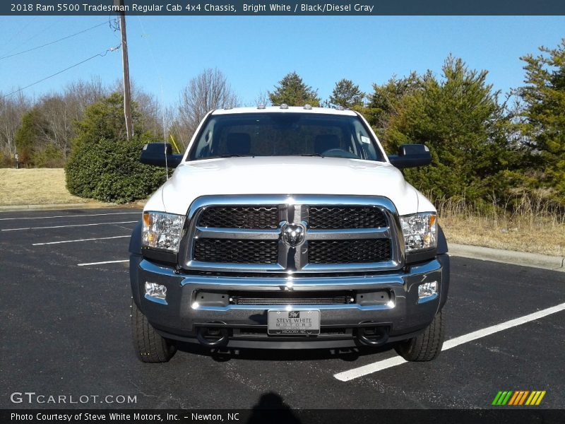 Bright White / Black/Diesel Gray 2018 Ram 5500 Tradesman Regular Cab 4x4 Chassis