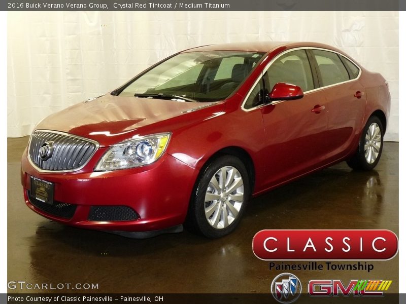 Crystal Red Tintcoat / Medium Titanium 2016 Buick Verano Verano Group