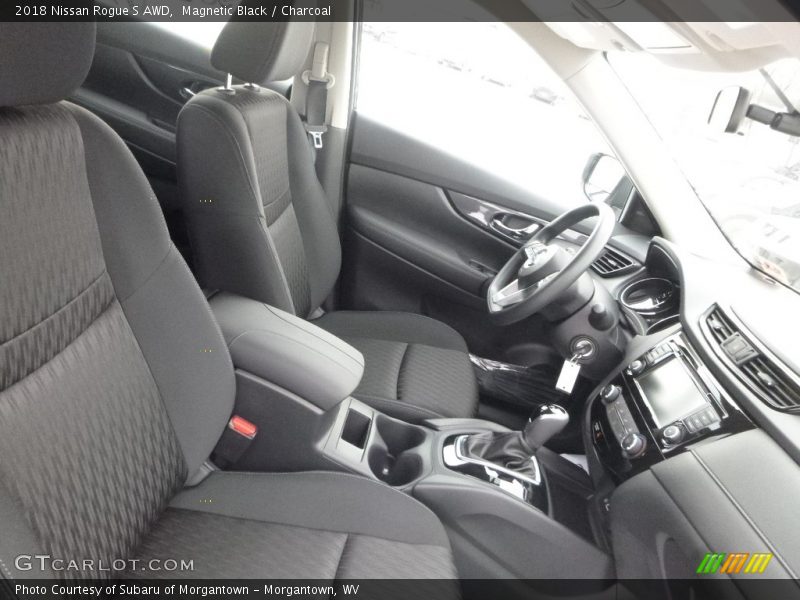 Magnetic Black / Charcoal 2018 Nissan Rogue S AWD