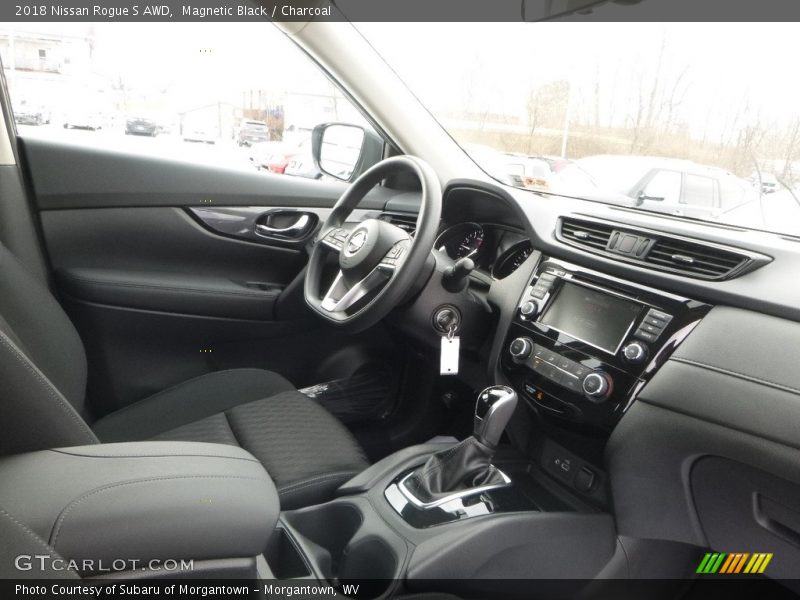 Magnetic Black / Charcoal 2018 Nissan Rogue S AWD