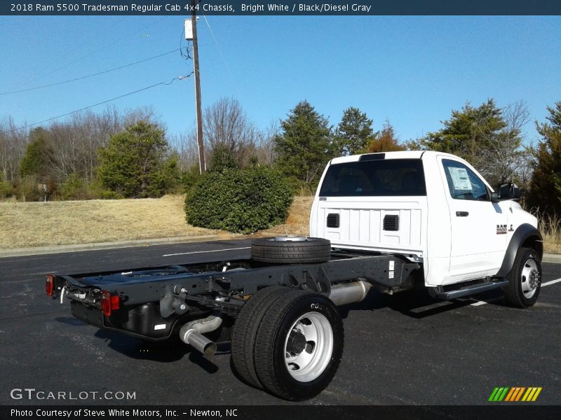 Bright White / Black/Diesel Gray 2018 Ram 5500 Tradesman Regular Cab 4x4 Chassis