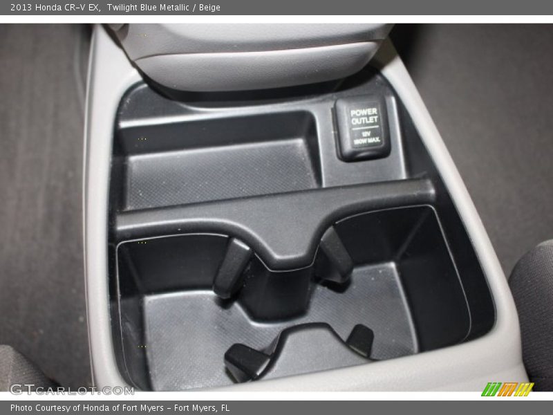 Twilight Blue Metallic / Beige 2013 Honda CR-V EX