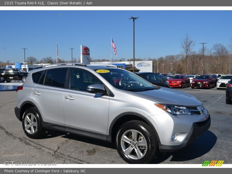 Classic Silver Metallic / Ash 2015 Toyota RAV4 XLE
