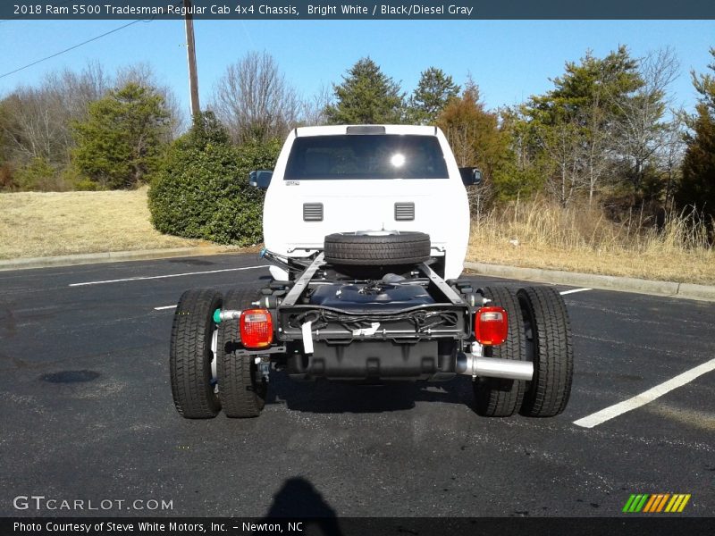 Bright White / Black/Diesel Gray 2018 Ram 5500 Tradesman Regular Cab 4x4 Chassis
