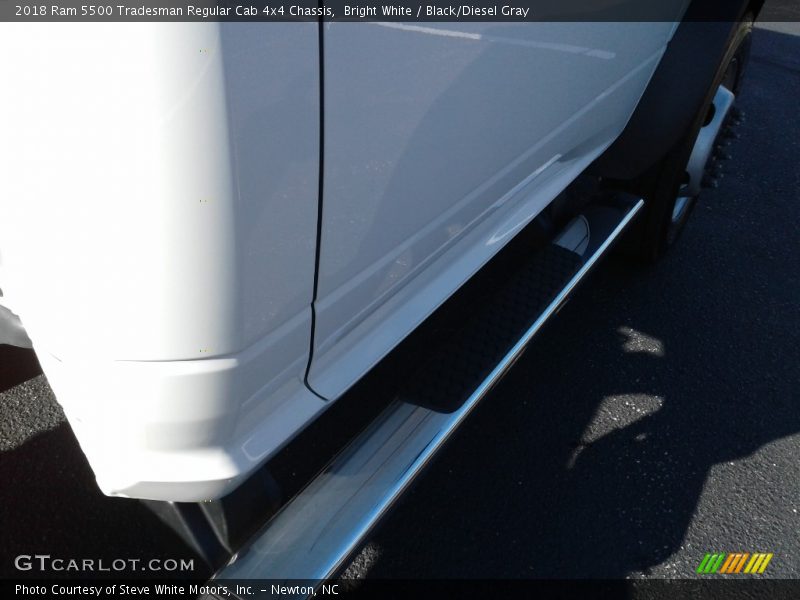 Bright White / Black/Diesel Gray 2018 Ram 5500 Tradesman Regular Cab 4x4 Chassis