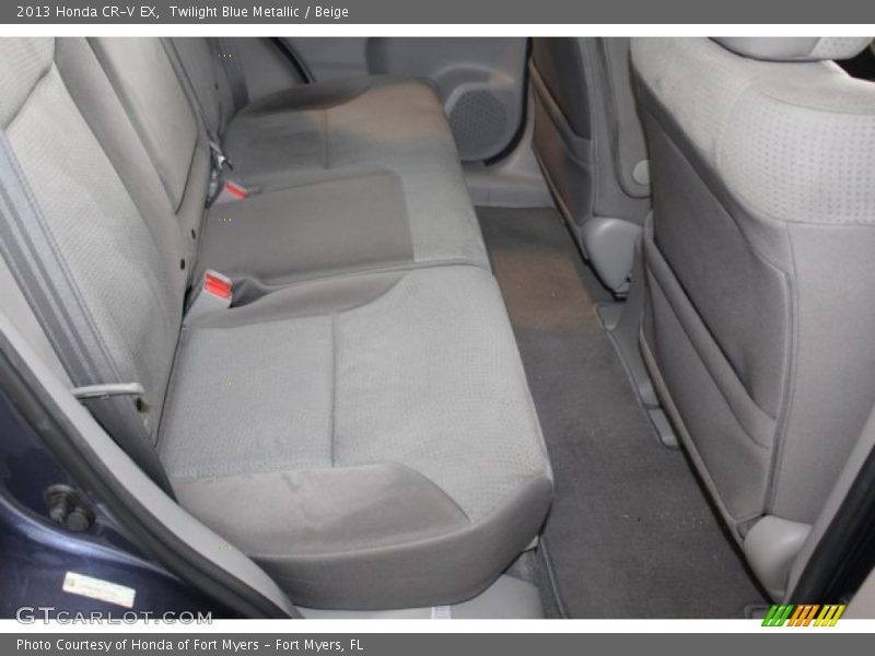 Twilight Blue Metallic / Beige 2013 Honda CR-V EX