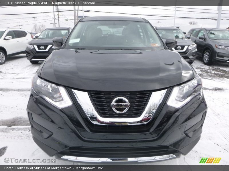 Magnetic Black / Charcoal 2018 Nissan Rogue S AWD