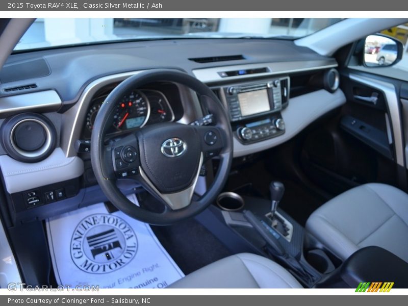 Classic Silver Metallic / Ash 2015 Toyota RAV4 XLE