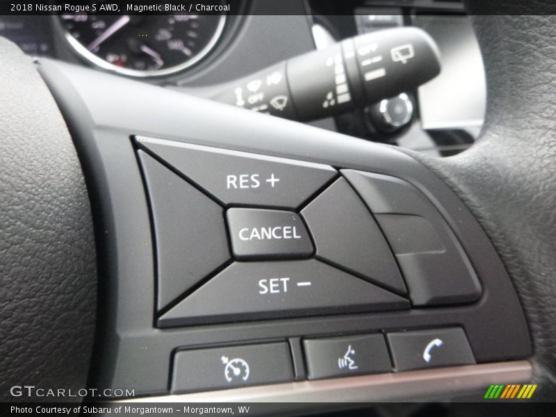 Magnetic Black / Charcoal 2018 Nissan Rogue S AWD