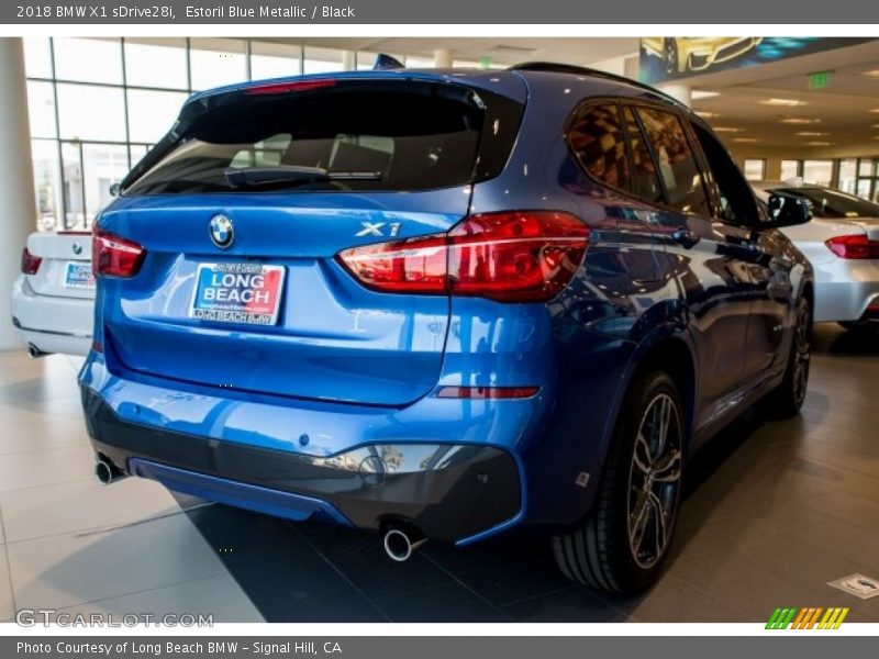 Estoril Blue Metallic / Black 2018 BMW X1 sDrive28i