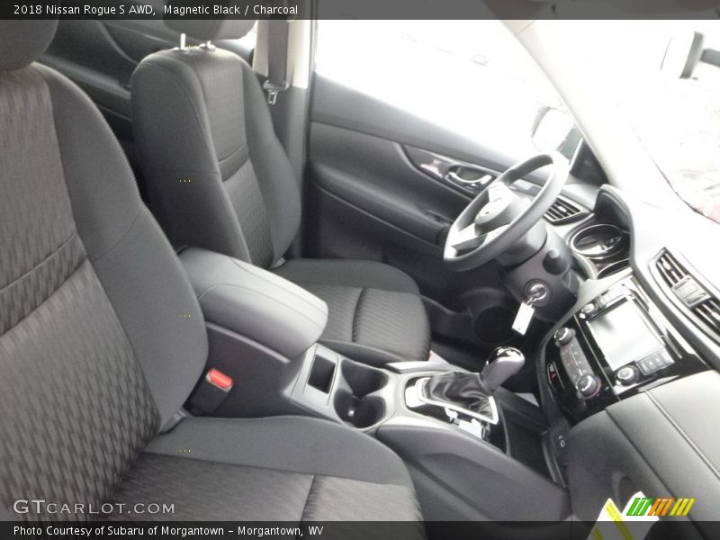 Magnetic Black / Charcoal 2018 Nissan Rogue S AWD