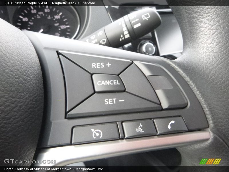 Magnetic Black / Charcoal 2018 Nissan Rogue S AWD