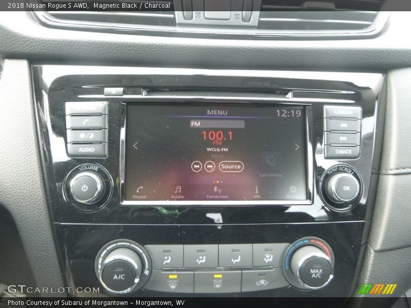 Magnetic Black / Charcoal 2018 Nissan Rogue S AWD