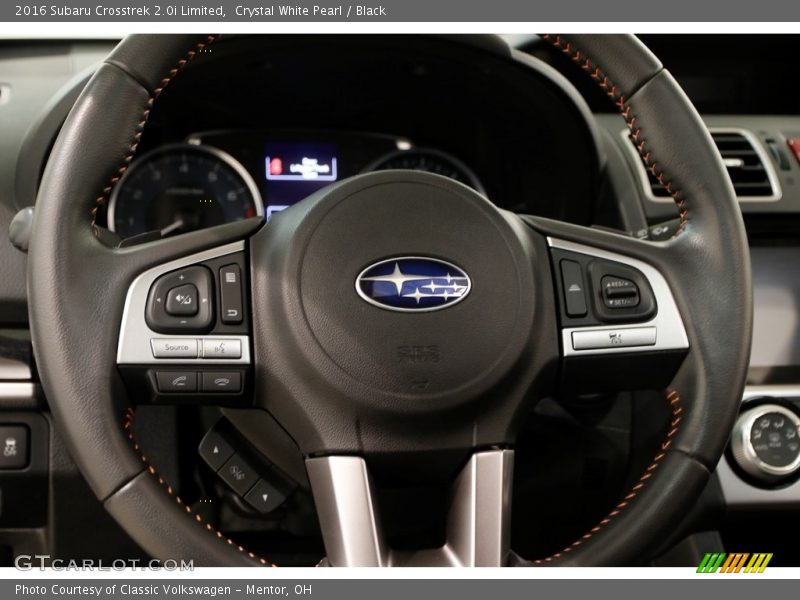 Crystal White Pearl / Black 2016 Subaru Crosstrek 2.0i Limited