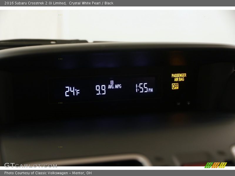 Crystal White Pearl / Black 2016 Subaru Crosstrek 2.0i Limited