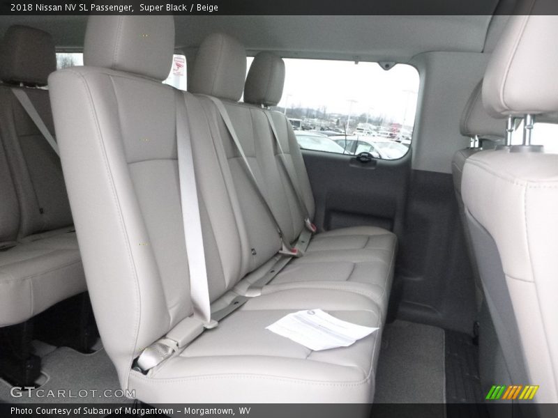 Rear Seat of 2018 NV SL Passenger