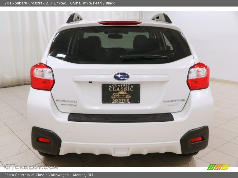 Crystal White Pearl / Black 2016 Subaru Crosstrek 2.0i Limited