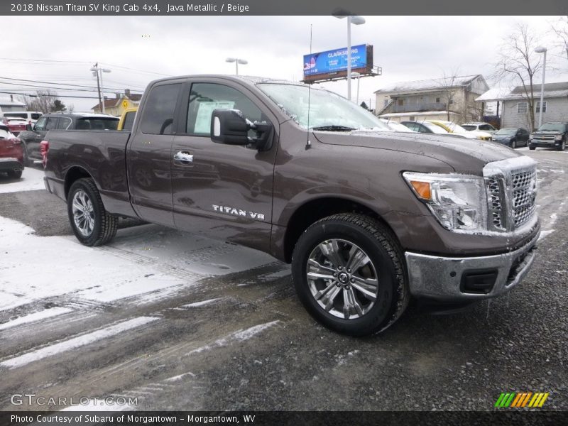 Java Metallic / Beige 2018 Nissan Titan SV King Cab 4x4