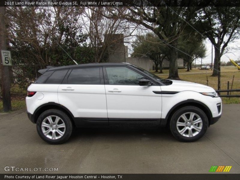 Fuji White / Lunar/Cirrus 2018 Land Rover Range Rover Evoque SE