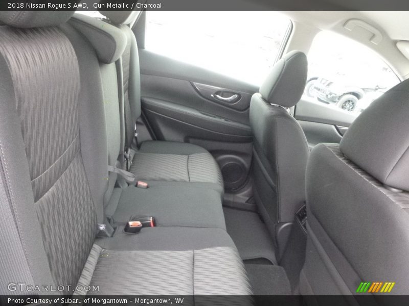 Gun Metallic / Charcoal 2018 Nissan Rogue S AWD