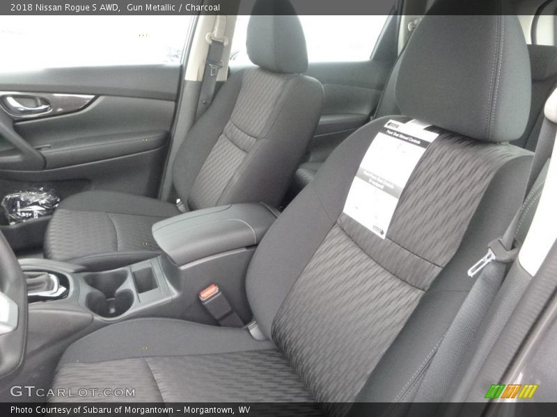 Gun Metallic / Charcoal 2018 Nissan Rogue S AWD
